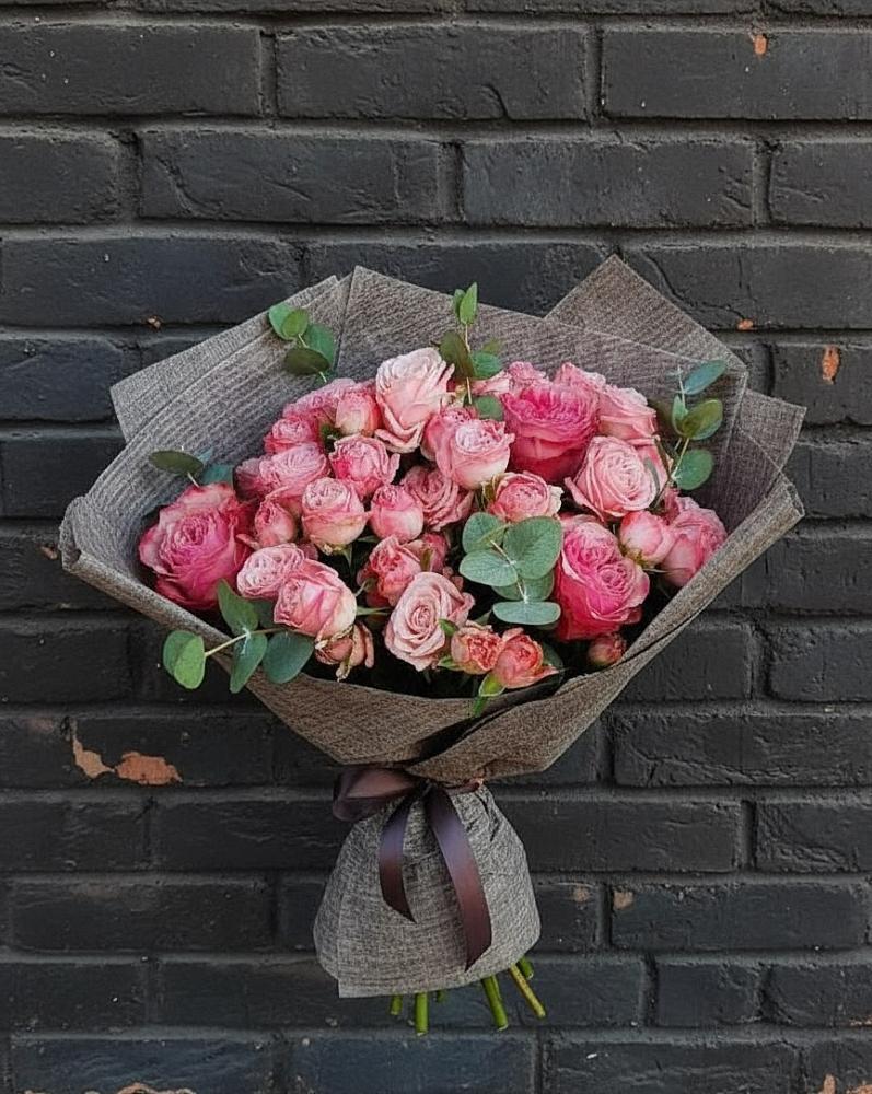 Букет цветов из: Розы в Урожайном