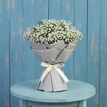 Букет цветов из:  Гипсофила в Урожайном