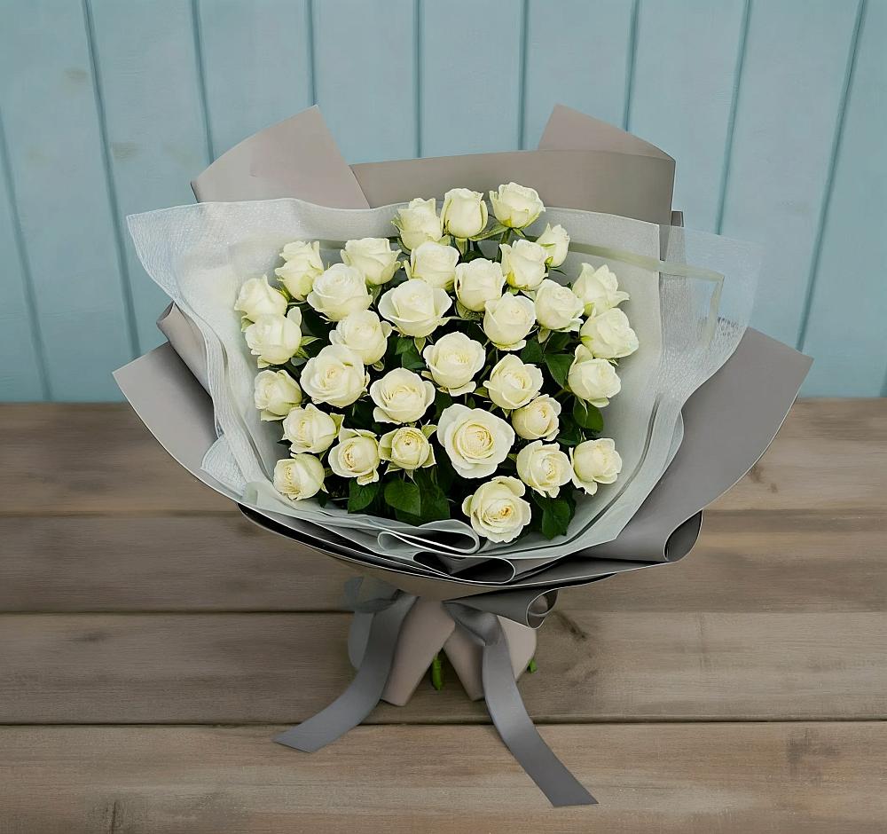 Букет Белоснежная нежность в Урожайном