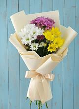 Букет цветов из:  Хризантемы в Урожайном