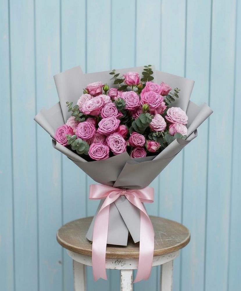 Букет цветов из: Розы в Урожайном