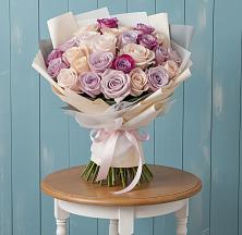 Букет цветов из:  Розы в Урожайном