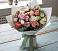 Букет цветов из: Розы, Лизиантусы и Гвоздики в Урожайном