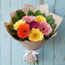 Букет цветов из:  Герберы #REPLACE_PRED# Урожайном