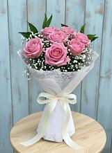 Букет цветов из:  Розы в Урожайном