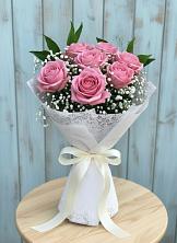 Букет цветов из:  Розы в Урожайном