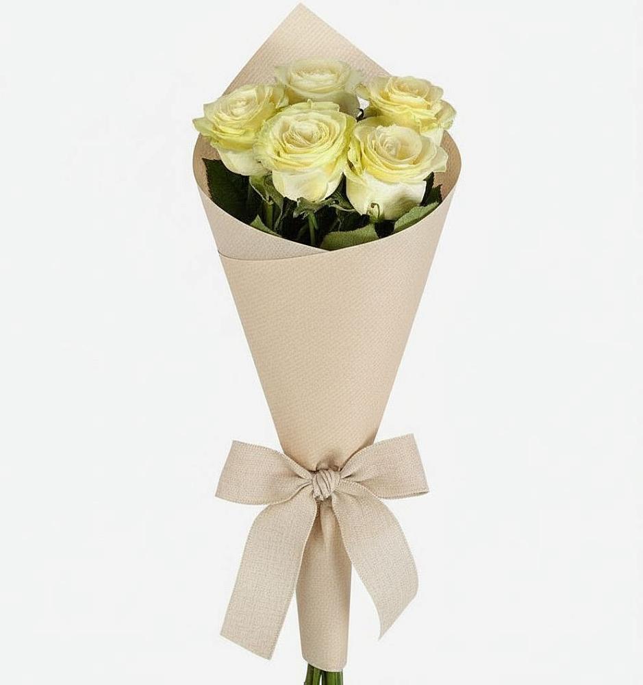 Букет цветов из: Розы в Урожайном