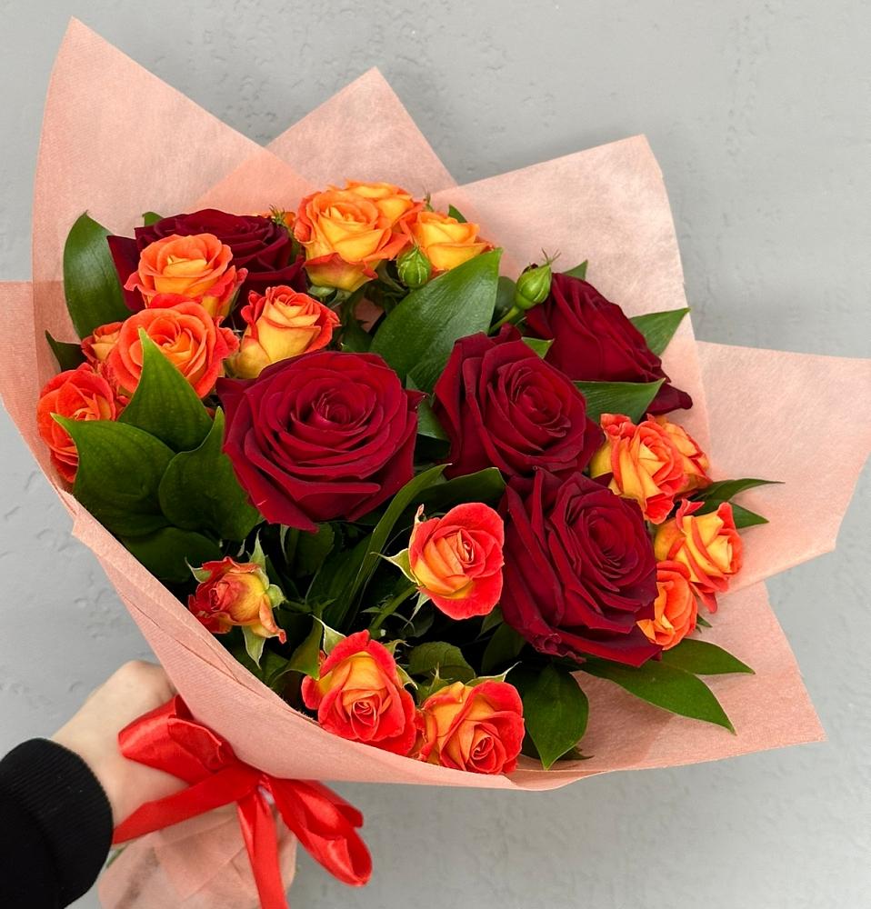 Букет Любовь и восторг в Урожайном