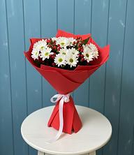 Букет цветов из:  Хризантемы в Урожайном