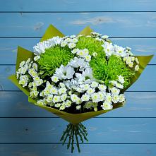 Букет цветов из:  Хризантемы в Урожайном