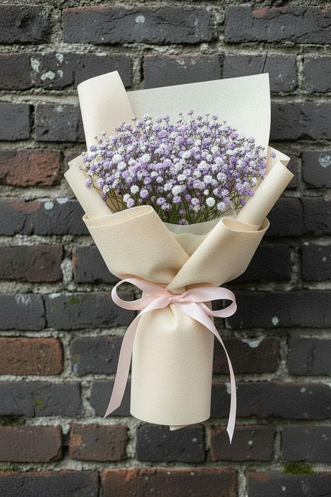 Букет цветов из: Гипсофила в Урожайном