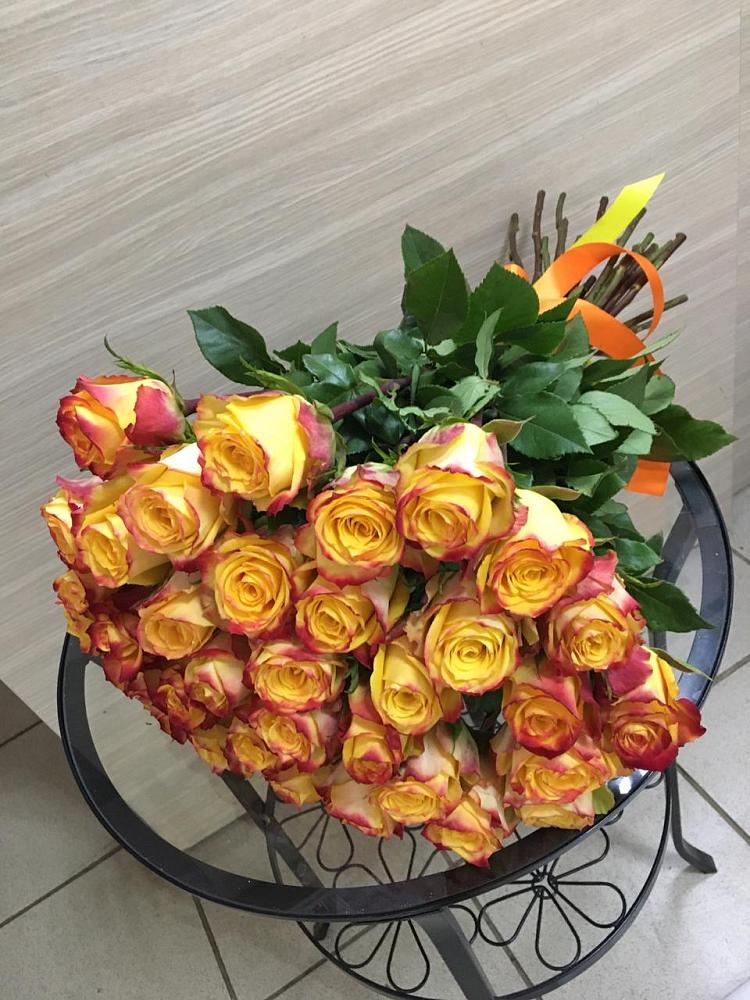 Букет Желтые розы в Урожайном