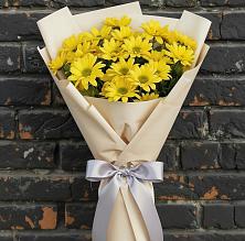 Букет цветов из:  Хризантемы в Урожайном