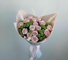 Букет цветов из:  Розы и Хризантемы в Урожайном