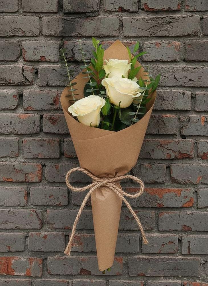 Букет цветов из: Розы в Урожайном