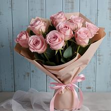 Букет цветов из:  Розы в Урожайном
