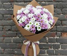 Букет цветов из:  Хризантемы в Урожайном