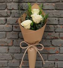 Букет цветов из:  Розы в Урожайном