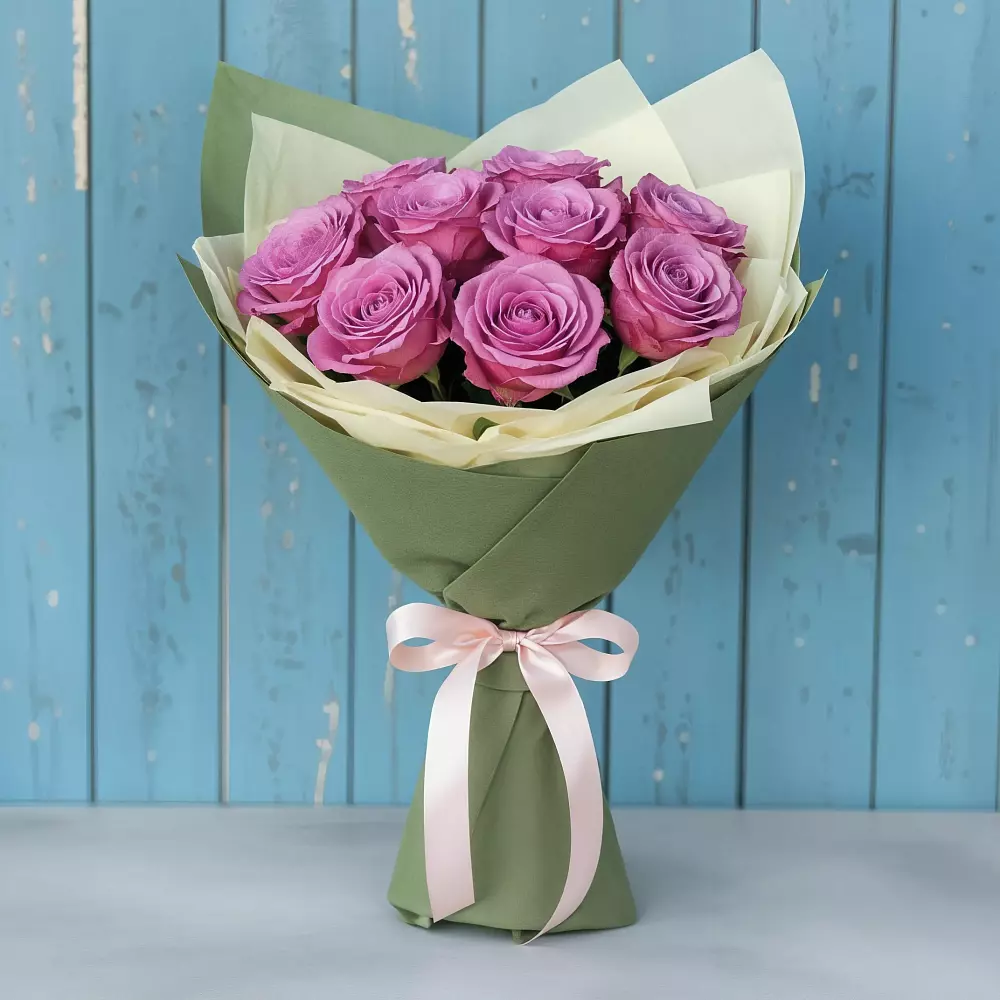 Букет Розы Фёрст Леди в Урожайном